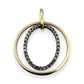 NZGD | 10ct Y/W Gold Dual Harmony Pendant with Natrual Diamonds