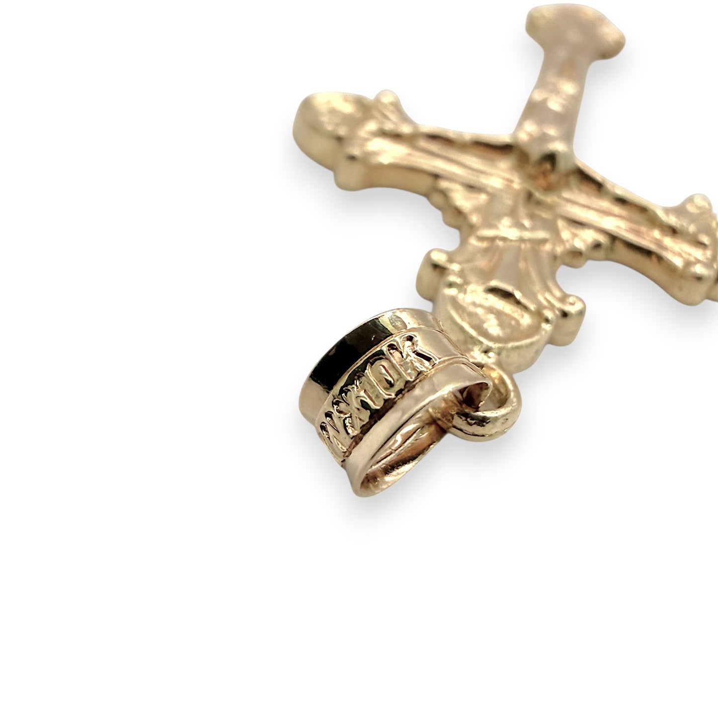 NZGD | 10kt Gold Vintage Faith Crucifix Pendant