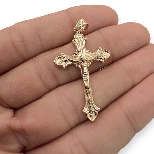 NZGD | 10kt Gold Vintage Faith Crucifix Pendant