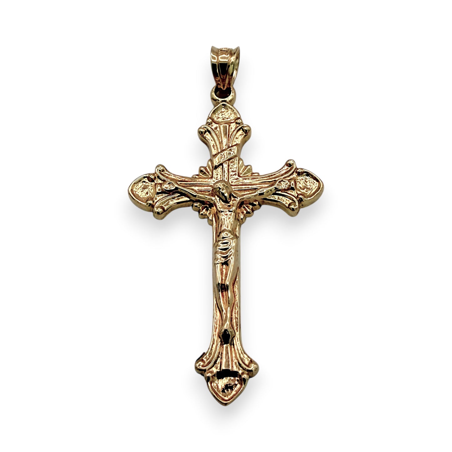 NZGD | 10kt Gold Vintage Faith Crucifix Pendant
