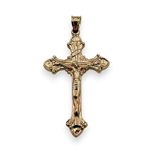 NZGD | 10kt Gold Vintage Faith Crucifix Pendant
