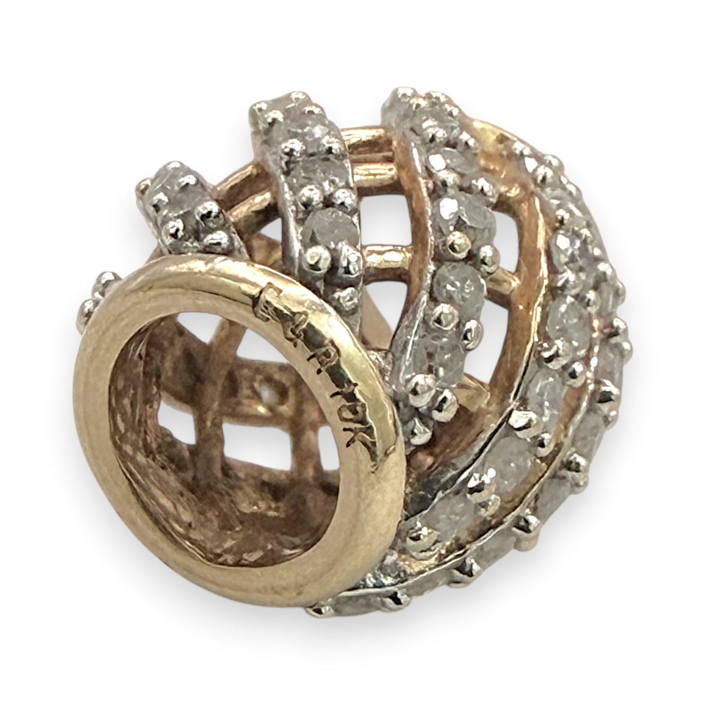 NZGD | 10ct Gold Emma & Roe Sparkle Bead Charm