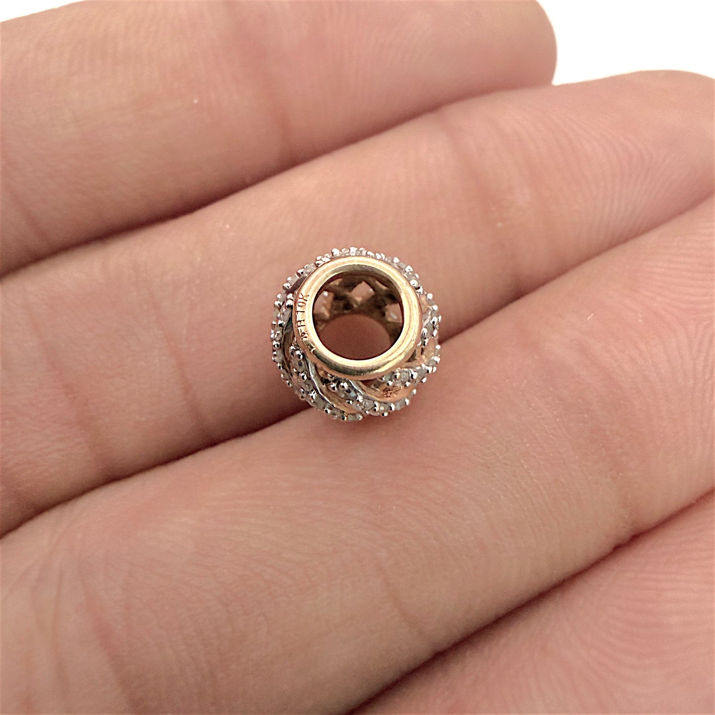 NZGD | 10ct Gold Emma & Roe Sparkle Bead Charm