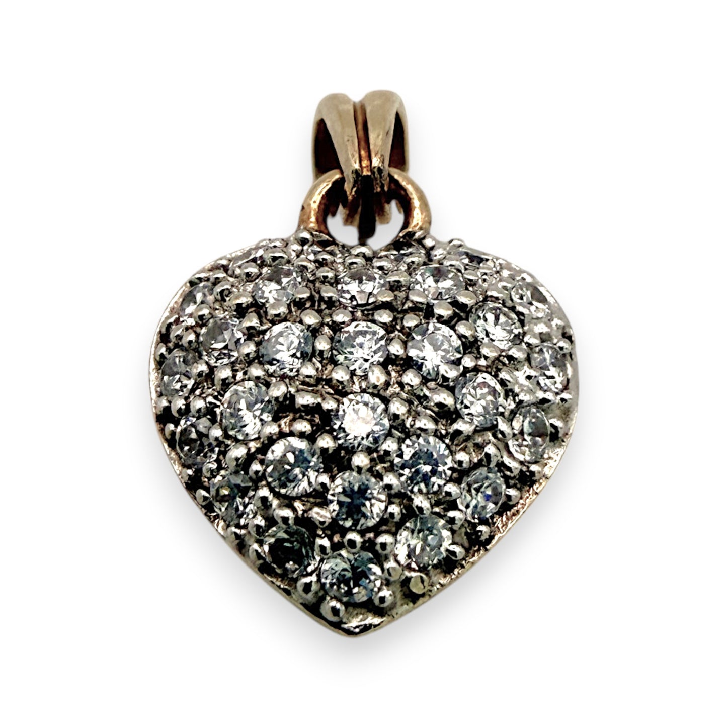 NZGD | 10ct Gold MICHAEL HILL Radiant Heart CZ Pendant 13.6mm