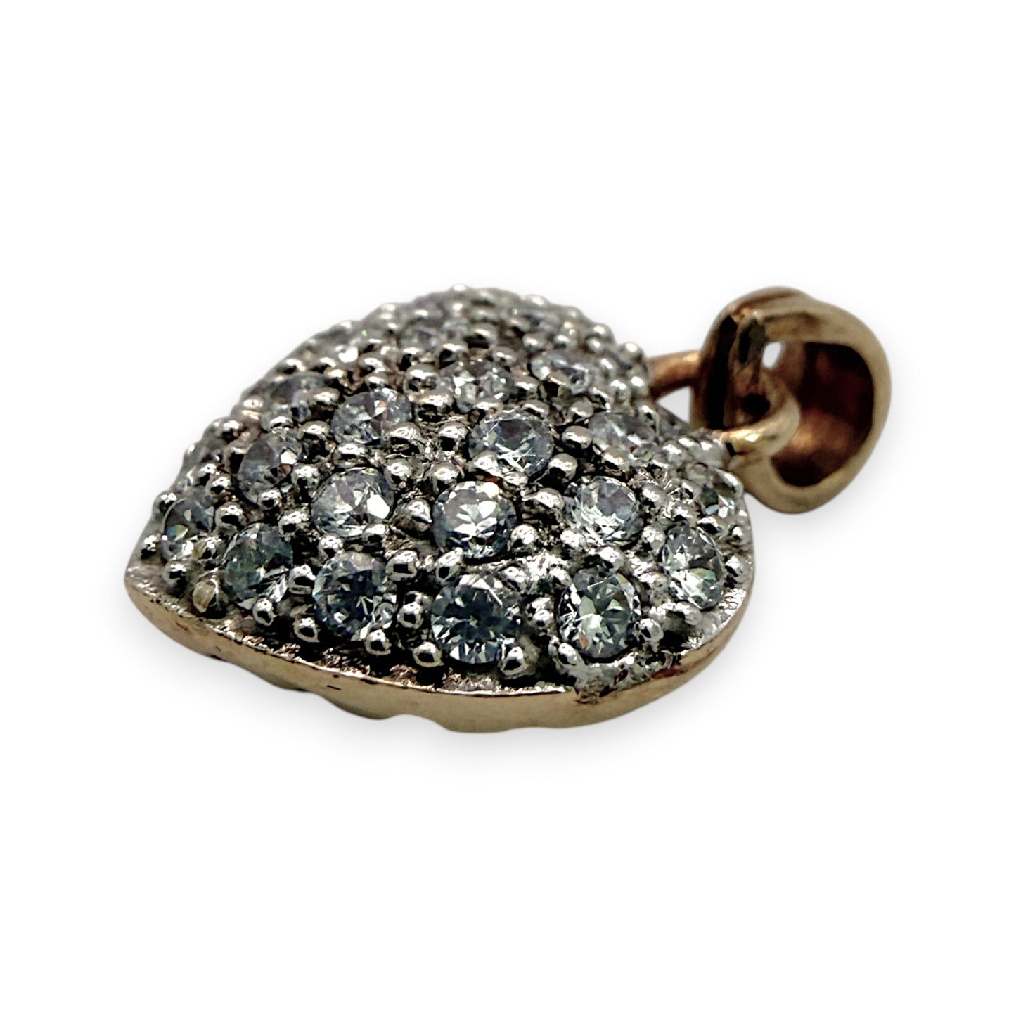 NZGD | 10ct Gold MICHAEL HILL Radiant Heart CZ Pendant 13.6mm