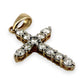 NZGD | 10ct Gold GraceLine Cross 18.5mm
