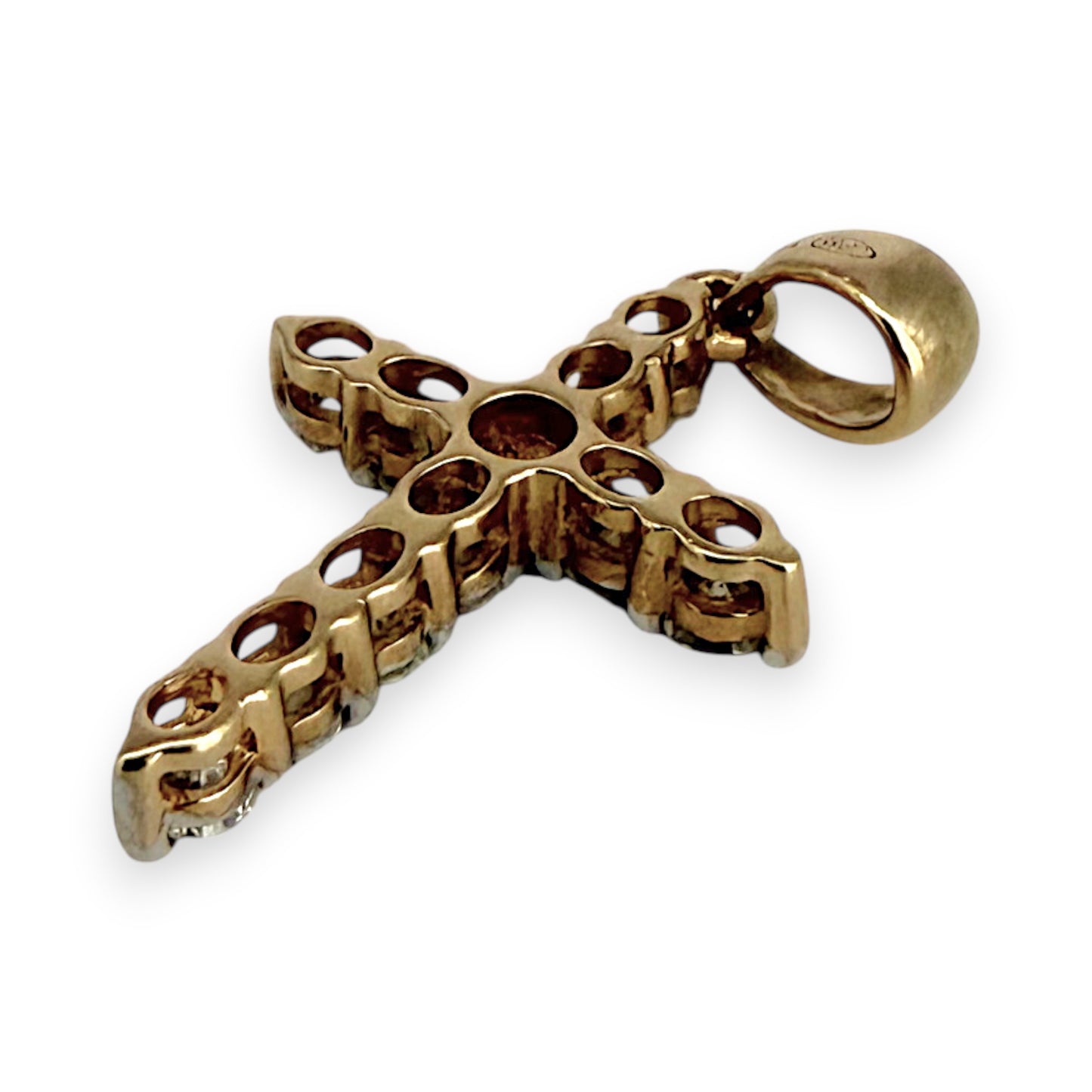 NZGD | 10ct Gold GraceLine Cross 18.5mm