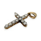 NZGD | 10ct Gold GraceLine Cross 18.5mm
