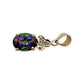 NZGD | 14ct Gold Mystic Topaz & Diamond Pendant Earring Set