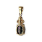 NZGD | 14ct Gold Mystic Topaz & Diamond Pendant Earring Set