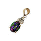 NZGD | 14ct Gold Mystic Topaz & Diamond Pendant Earring Set