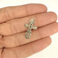 NZGD | 14ct Gold St Xenia Orthodox Cross Pendant 25.4mm