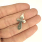 NZGD | 14ct Gold St Xenia Orthodox Cross Pendant 25.4mm