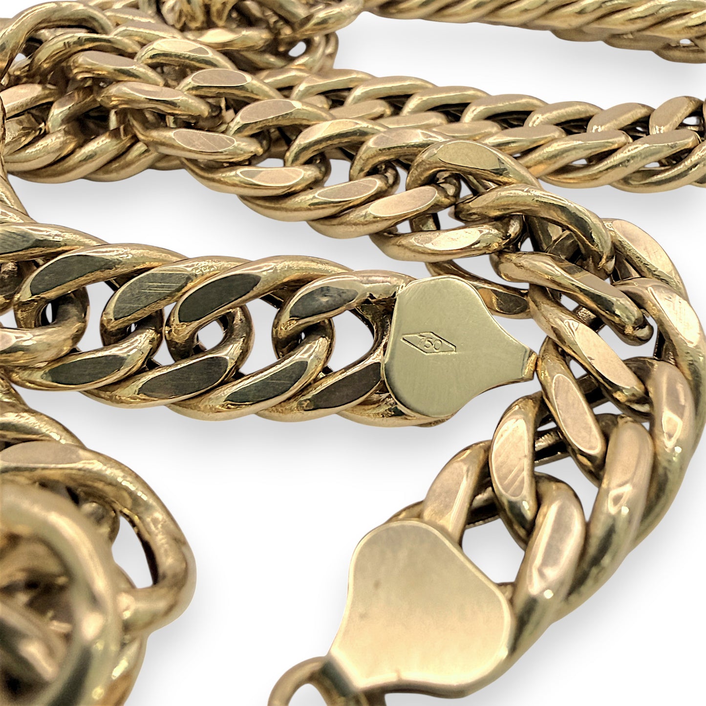 NZGD | 18ct Gold Aureus Cuban Chain 50cm, 41.70g