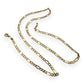 NZGD | 18ct Gold Everyday Aureo Figaro Chain 50cm