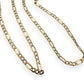 NZGD | 18ct Gold Everyday Aureo Figaro Chain 50cm