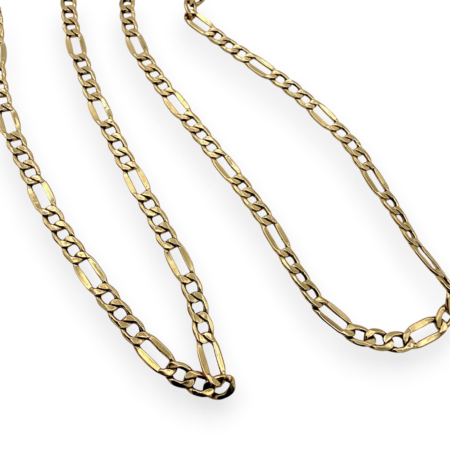 NZGD | 18ct Gold Everyday Aureo Figaro Chain 50cm