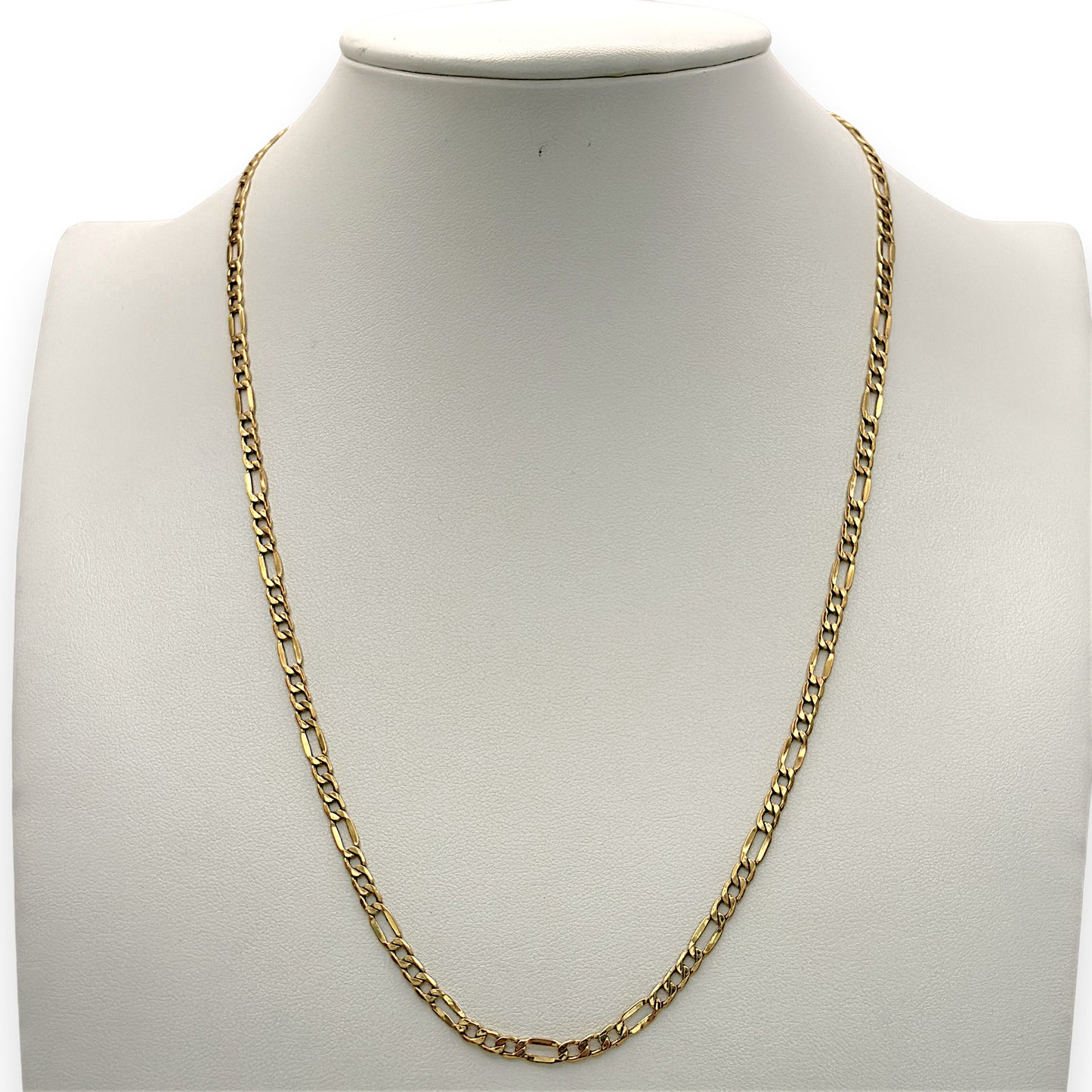 NZGD | 18ct Gold Everyday Aureo Figaro Chain 50cm