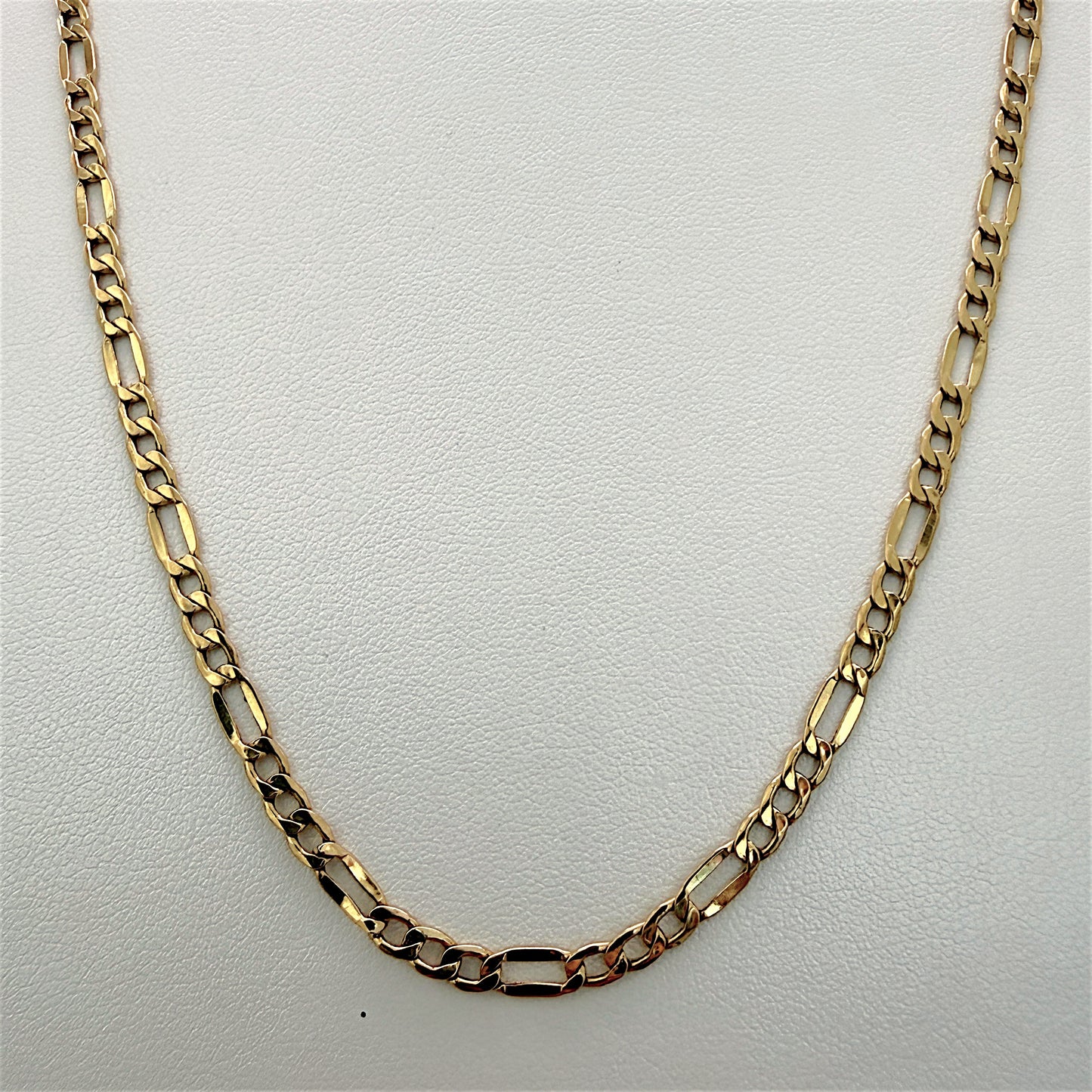 NZGD | 18ct Gold Everyday Aureo Figaro Chain 50cm