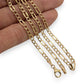 NZGD | 18ct Gold Everyday Aureo Figaro Chain 50cm