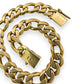 NZGD | 18ct Gold Imperial Figaro‑Curb Bracelet 23cm