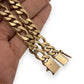 NZGD | 18ct Gold Imperial Figaro‑Curb Bracelet 23cm