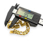 NZGD | 18ct Gold Imperial Figaro‑Curb Bracelet 23cm