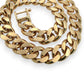NZGD | 18ct Gold The Prestige Flat Curb Bracelet 18.5cm