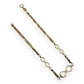 NZGD | 18ct Gold Triple‑Eternity Duo Chain Bracelet 20cm