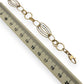 NZGD | 18ct Y/W Gold Sculpted Oval & Circle Link Bracelet 19.5cm