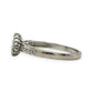 NZGD | 18ct Whtie Gold Whitefire Petal Ring Valuation $3,250