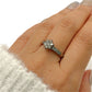 NZGD | 18ct Whtie Gold Whitefire Petal Ring Valuation $3,250