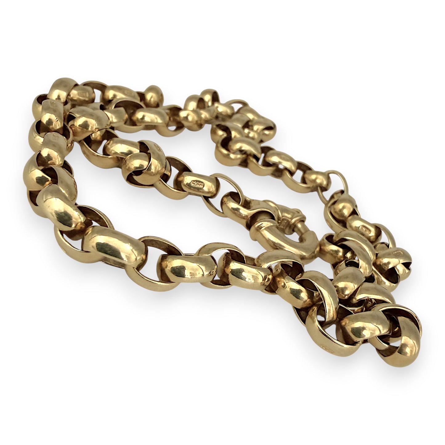 NZGD | 9ct Gold Timeless Belcher Luxe Chain 44cm