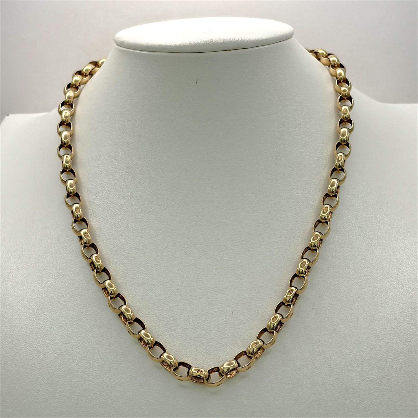 NZGD | 9ct Gold Timeless Belcher Luxe Chain 44cm