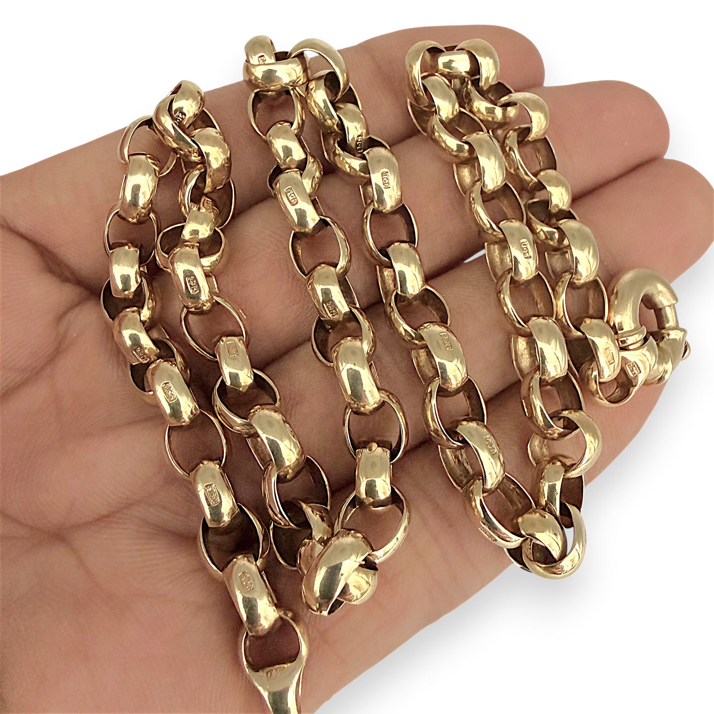 NZGD | 9ct Gold Timeless Belcher Luxe Chain 44cm