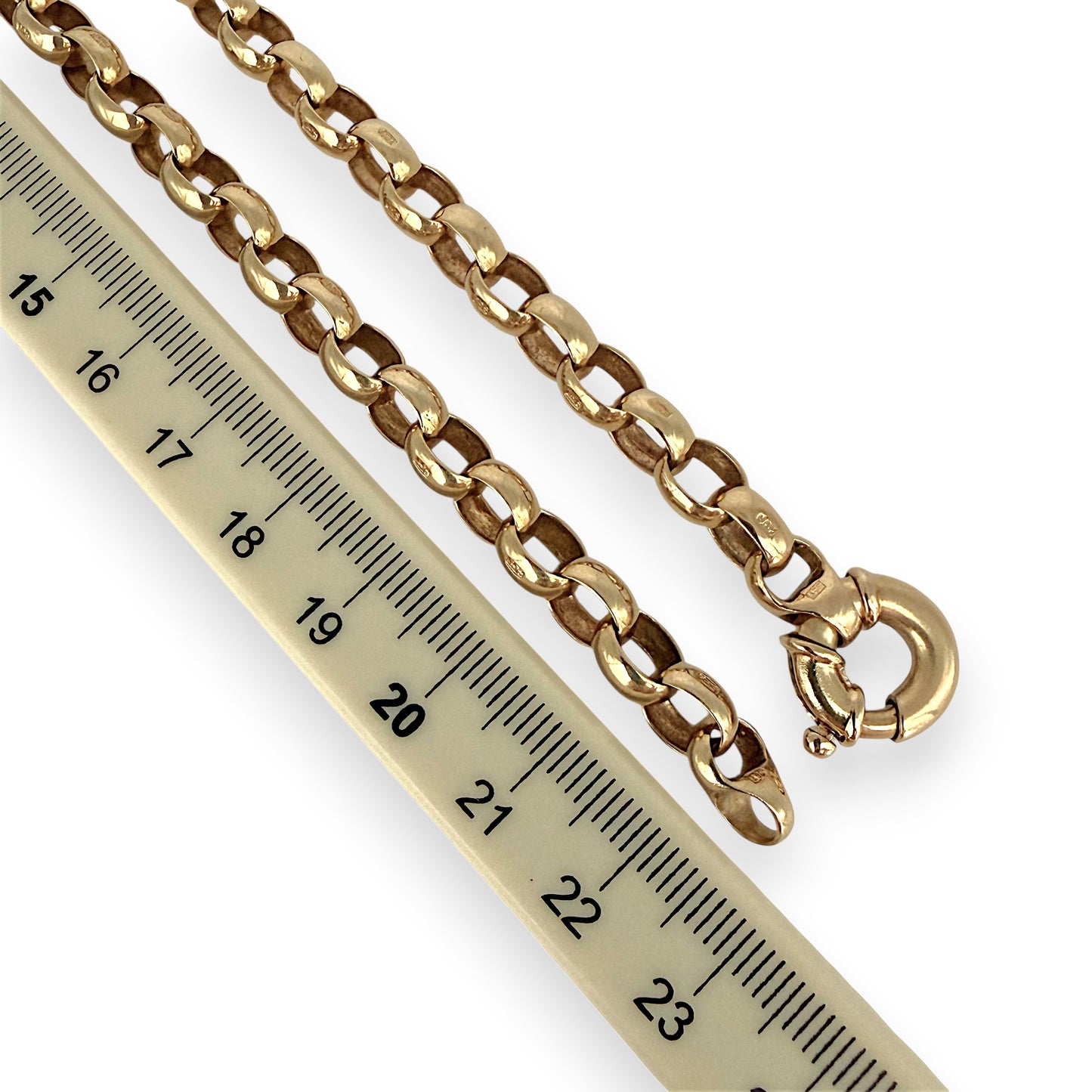 NZGD | 9ct Gold Timeless Belcher Luxe Chain 44cm