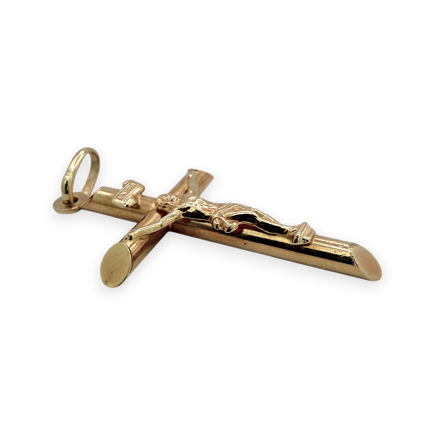 NZGD | 18ct Gold  UNOAERRE Crucifix of Faith 35.3mm