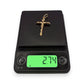 NZGD | 18ct Gold  UNOAERRE Crucifix of Faith 35.3mm