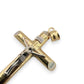 NZGD | 18ct Y/W Gold Two‑Tone Crucifix of Strength 34.6mm