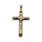 NZGD | 18ct Y/W Gold Two‑Tone Crucifix of Strength 34.6mm