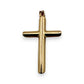 NZGD | 18ct Y/W Gold Two‑Tone Crucifix of Strength 34.6mm