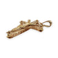 NZGD | 18ct Gold Grace Line Crucifix Pendant 36.8mm