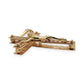 NZGD | 18ct Gold Grace Line Crucifix Pendant 36.8mm