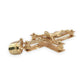 NZGD | 18ct Gold Grace Line Crucifix Pendant 36.8mm