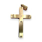 NZGD | 18ct Gold Grace Line Crucifix Pendant 36.8mm