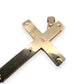 NZGD | 18ct Gold Grace Line Crucifix Pendant 36.8mm