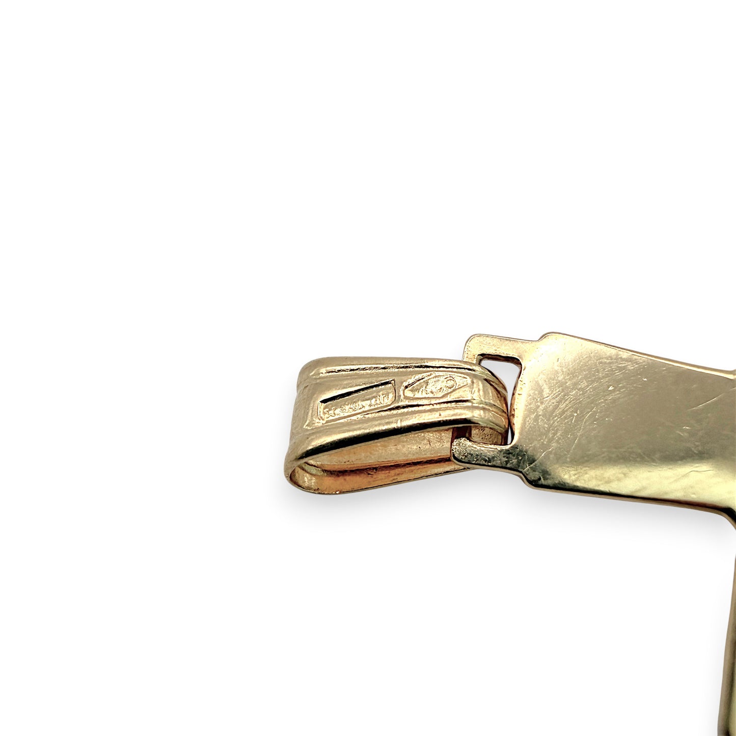 NZGD | 18ct Y/W/R Gold Tri‑Gold Crucifix – One of a Kind 34.00mm