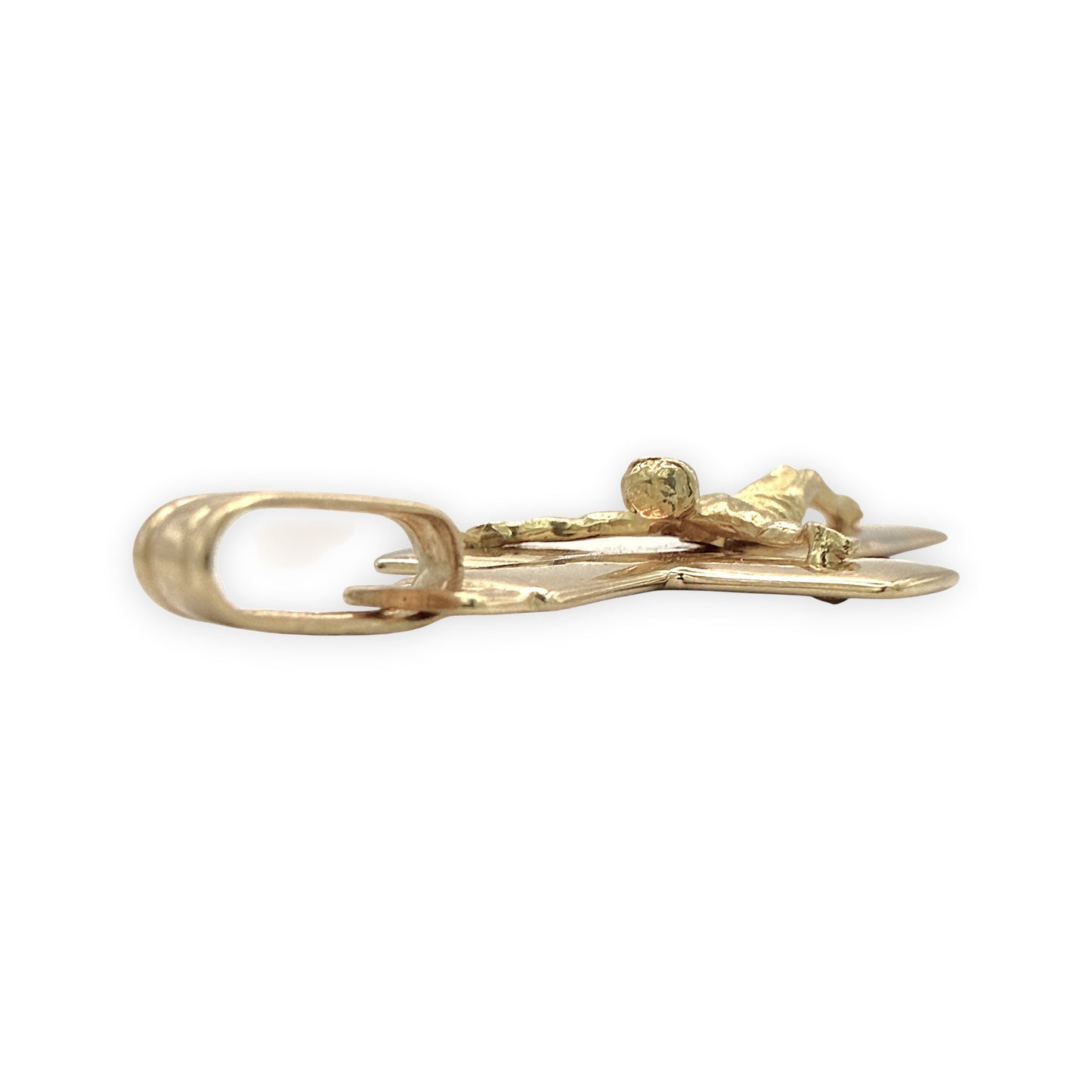 NZGD | 18ct Y/W/R Gold Tri‑Gold Crucifix – One of a Kind 34.00mm