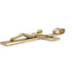 NZGD | 18ct Y/W/R Gold Tri‑Gold Crucifix – One of a Kind 34.00mm