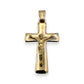 NZGD | 18ct Y/W/R Gold Tri‑Gold Crucifix – One of a Kind 34.00mm